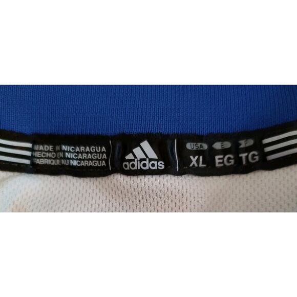 NEW YORK KNICKS NBA BASKETBALL JERSEY ADIDAS WHITE AMARE STOUDEMIRE #1 Men’s XL - Picture 5 of 6